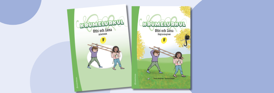 Krumelurkul Föreskoleklass, högläsningsbok och arbetsbok.