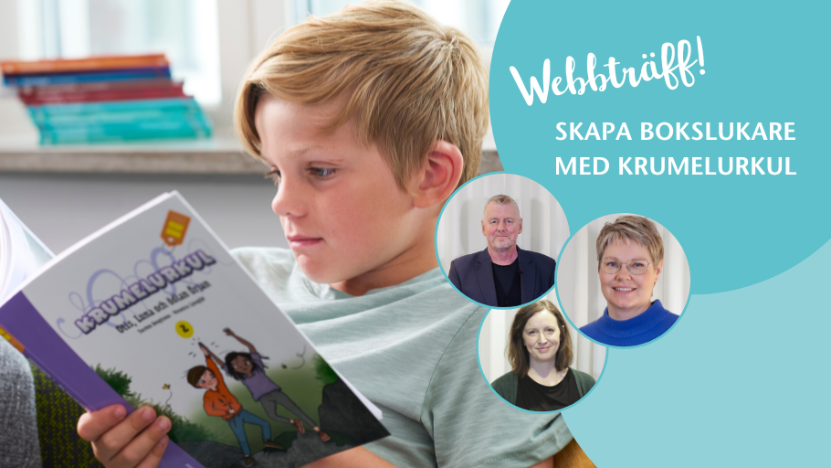 Webbträff med barn- och ungdomsboksförfattaren Torsten Bengtsson och läromedelsutvecklaren Anna Persson.