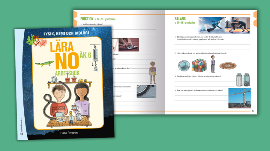 Lära NO åk 6 arbetsbok uppslag