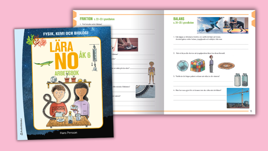 Lära NO åk 6 arbetsbok uppslag