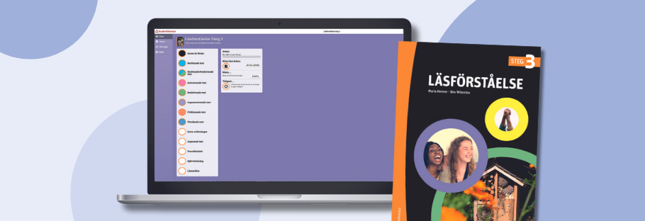 Läsförståelse steg 3 – elevpaket med tryckt bok och elevlicens