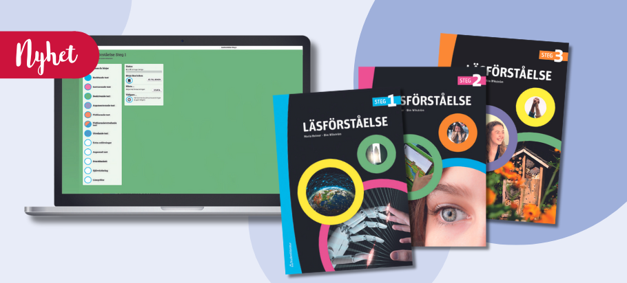 Läsförståelse Steg 1–3 – läsförståelsematieral för högstadiet