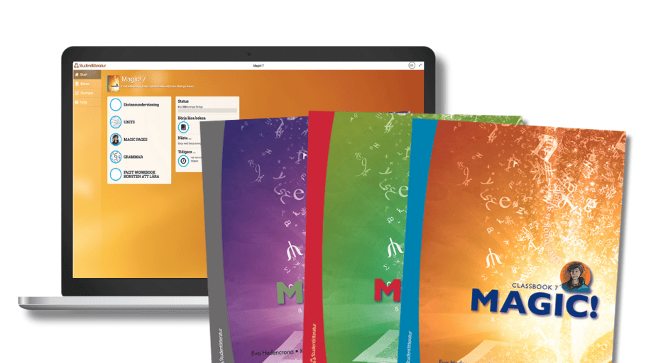 Magic! 7–9 – komplett engelskläromedel med tryckta böcker och digitala övningar för högstadiet.