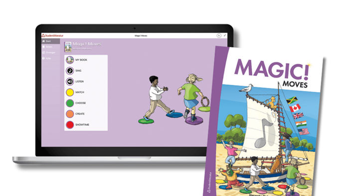 Magic! Moves – lekfullt engelskmaterial för f–åk 1 med bok och digitala aktiviteter.