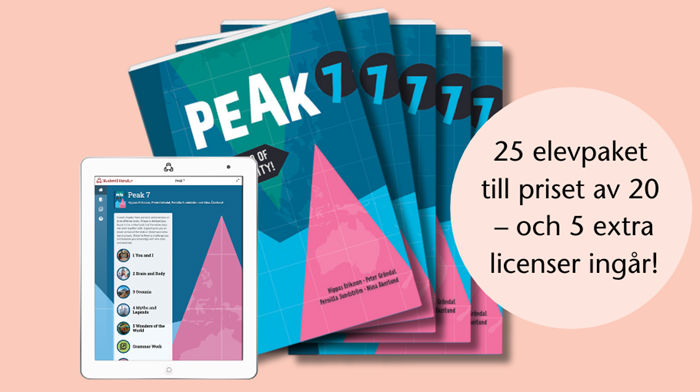 25 elevpaket till priset av 20 – och 5 extra licenser ingår!