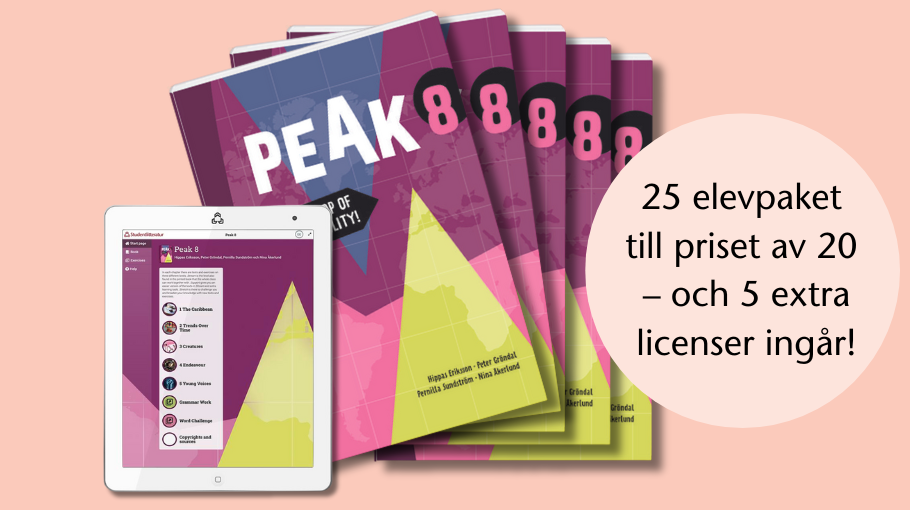 25 elevpaket till priset av 20 – och 5 extra licenser ingår!