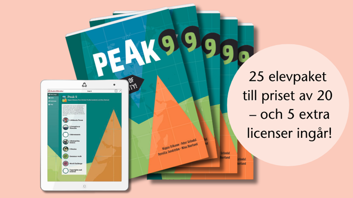 25 elevpaket till priset av 20 – och 5 extra licenser ingår!