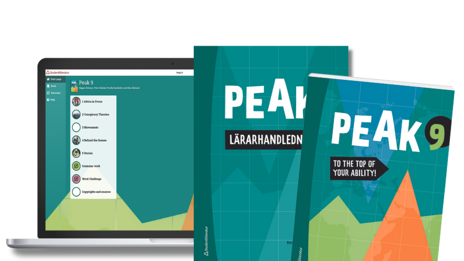 Peak 9 - nytt läromedel i engelska för årskurs 9.
