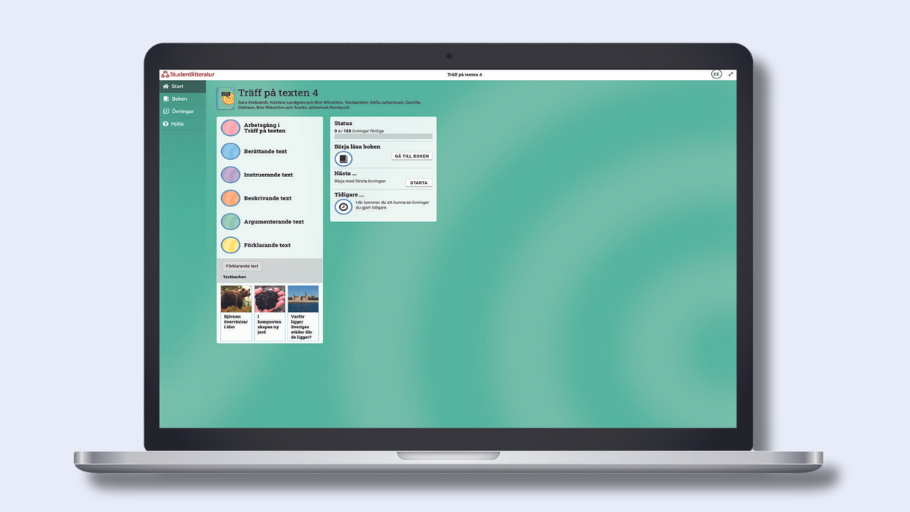 Träff på texten 4 digitalt läromedel