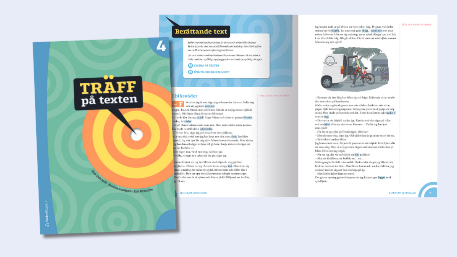 Träff på texten 4 – provläs elevboken